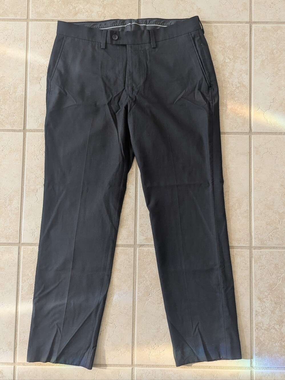 Nordstrom Men's Black Dress Trousers